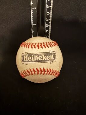 Heineken Branded Baseball - Red Stitching
